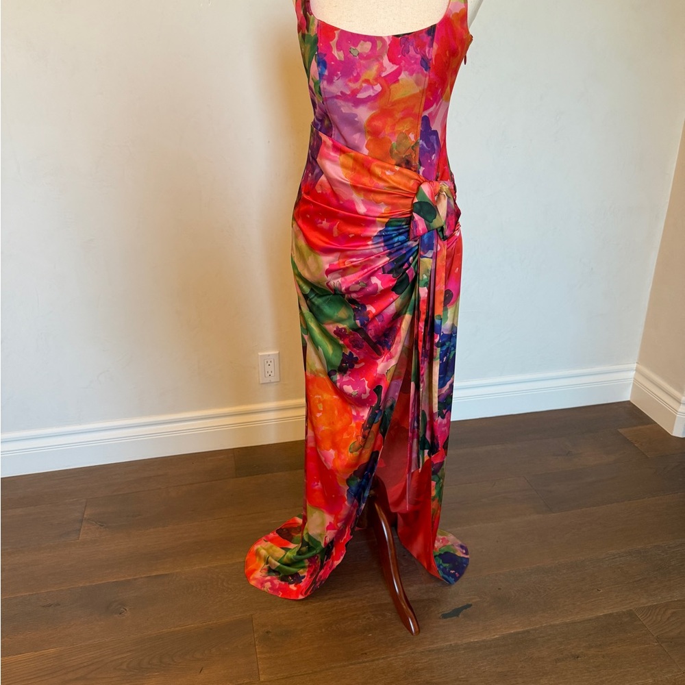 Floral Multicolor Maxi Dress